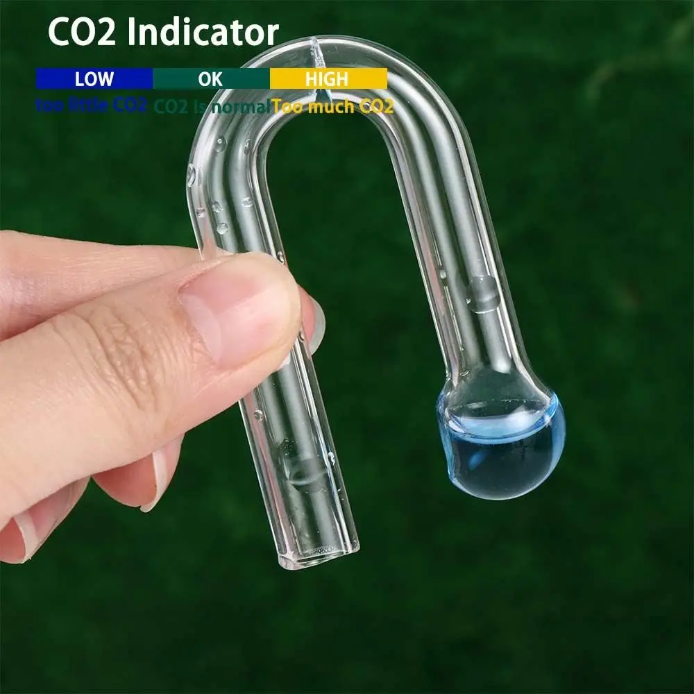 Glass Co2 Drop Checker - Akwarium do roślin wodnych z kontrolerem