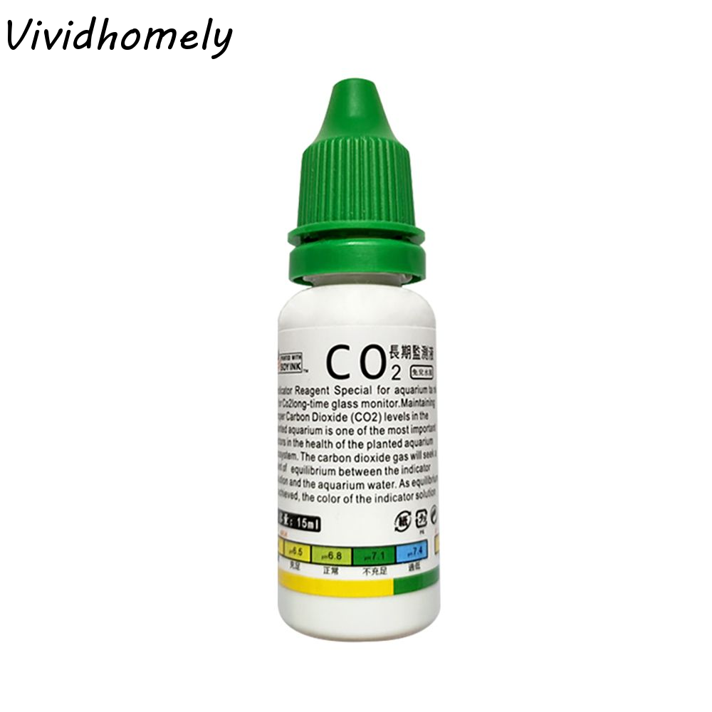 Glass Co2 Drop Checker - Zestaw do akwarium z roślinami wodnymi,
