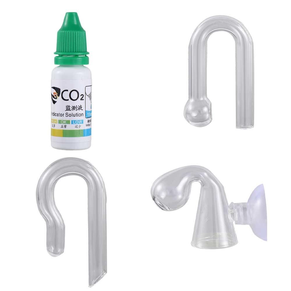 Glass Co2 Drop Checker - Długoterminowy tester do akwarium, monitor do
