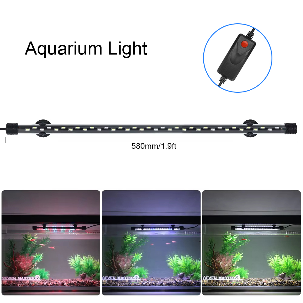 Aquarium Plant Growth Light - 58CM oświetlenie do akwarium LED lampa