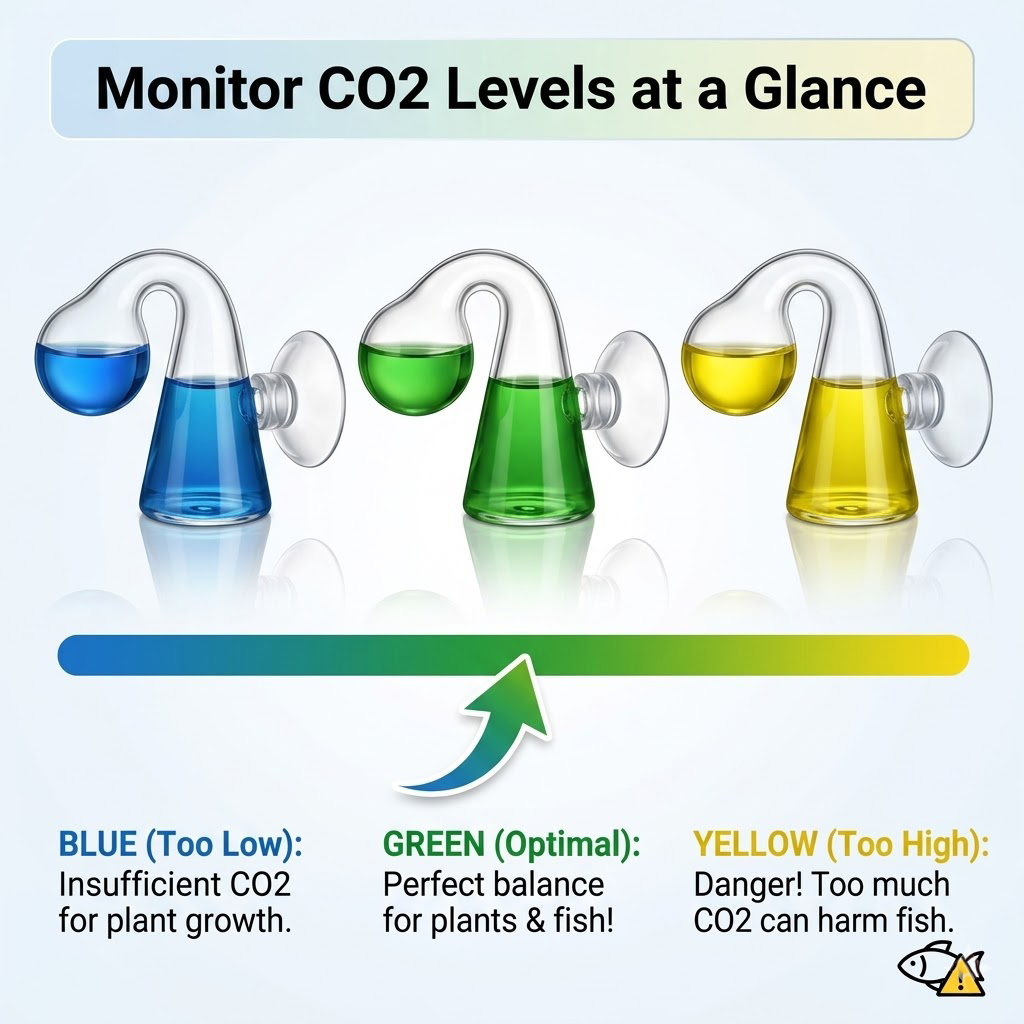 Tester CO2 w kształcie kroplom – Glass Co2 Drop Checker recenzja i cena