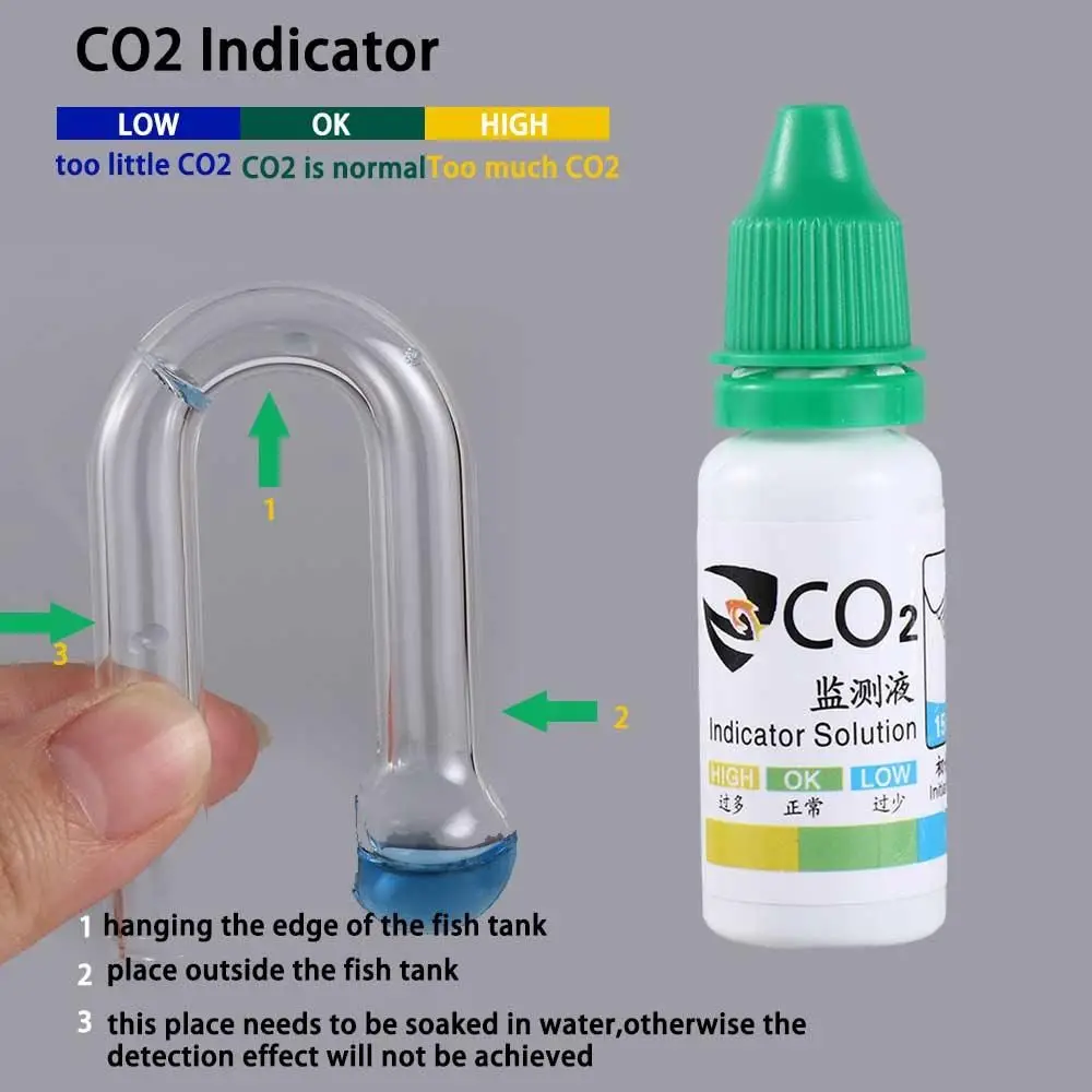 Akwarium do roślin wodnych z k – Glass Co2 Drop Checker recenzja i cena