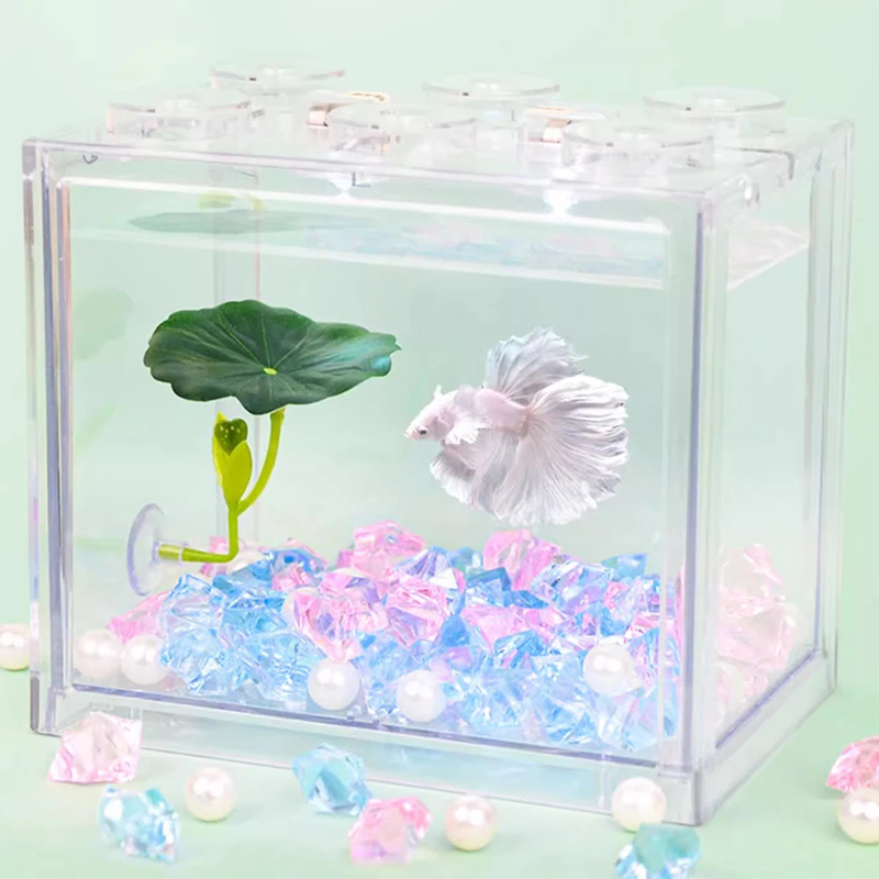 1 szt. Zielony liść-hamak dla  – Planted Aquarium For Betta recenzja i cena