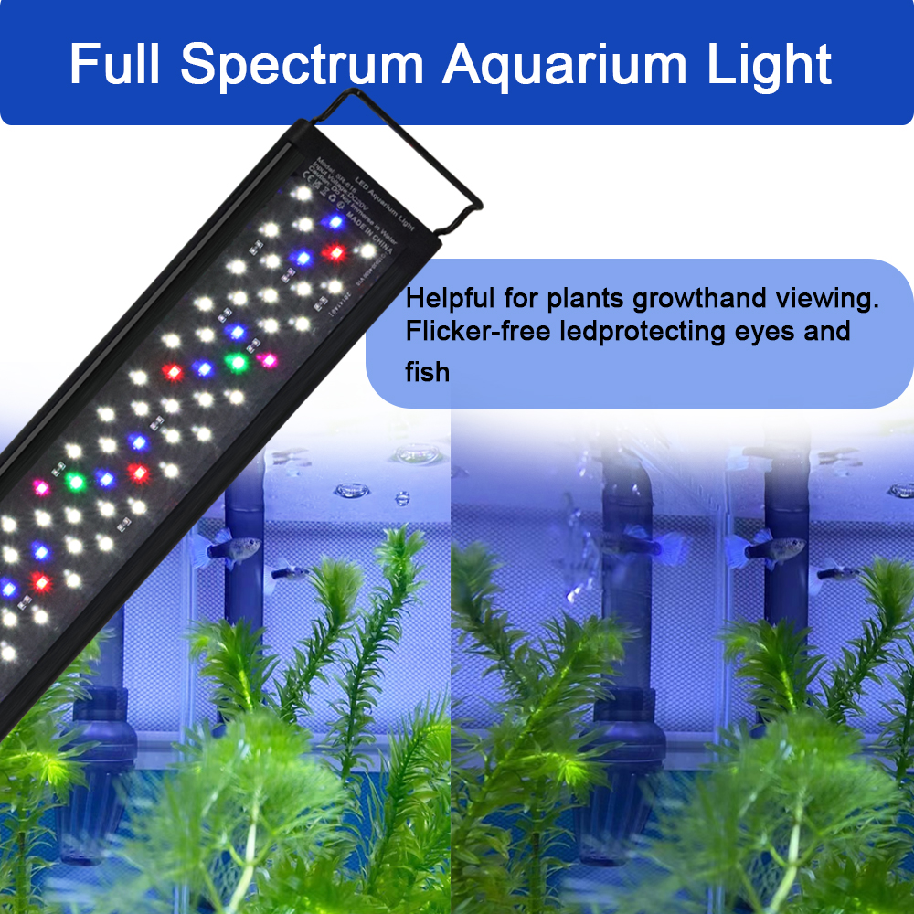 Lampa LED do akwarium o pełnym – Aquarium Plant Growth Light recenzja i cena