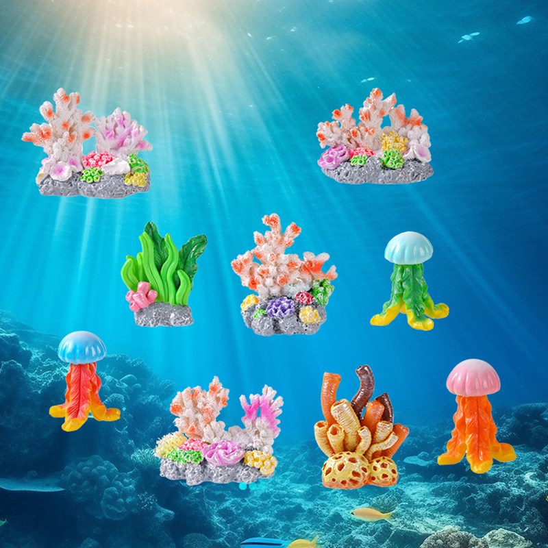 Mini akcesoria do akwarium z ż – Planted Aquarium With Rocks recenzja i cena