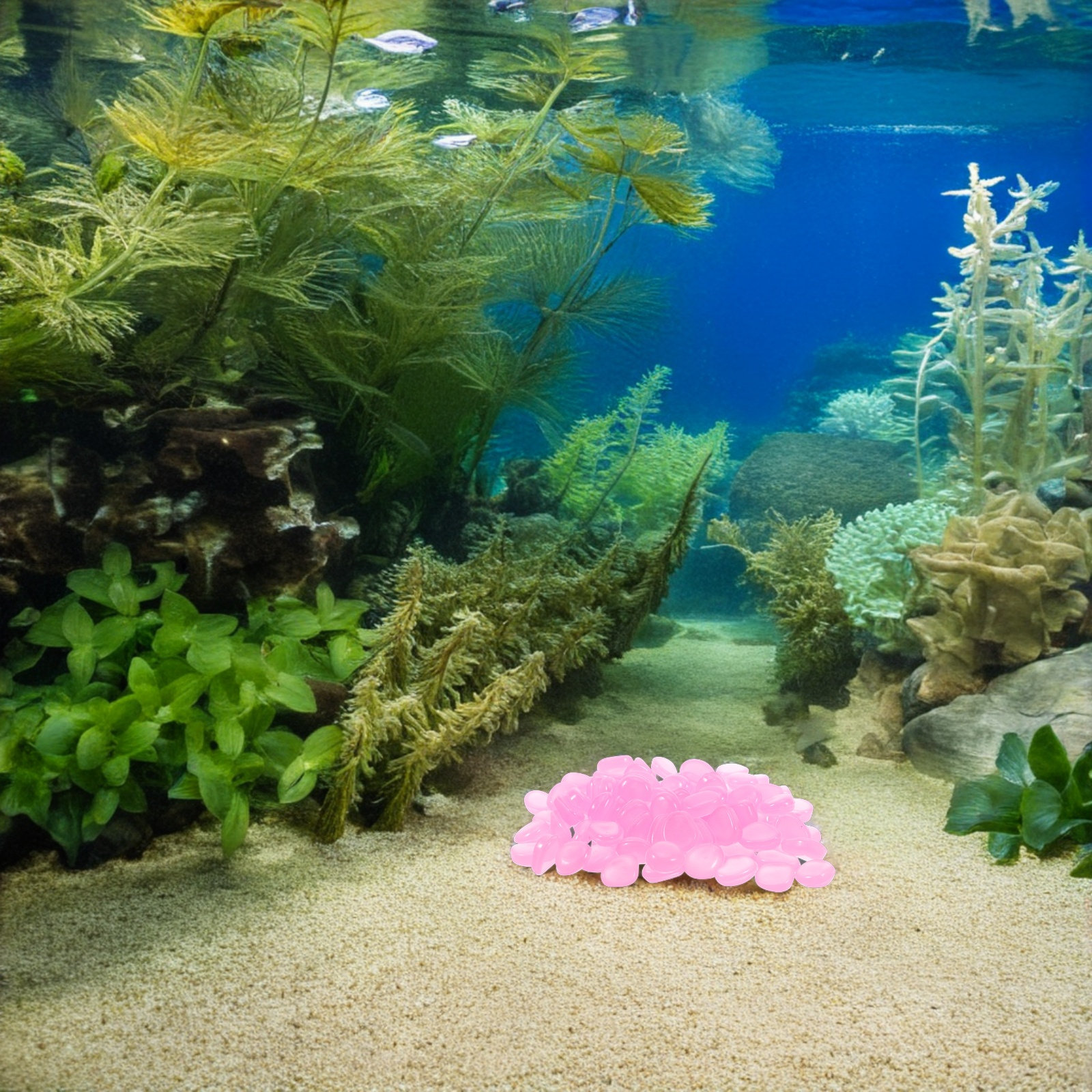 400 szt. Kamieni Świecących w  – Planted Aquarium With Rocks recenzja i cena