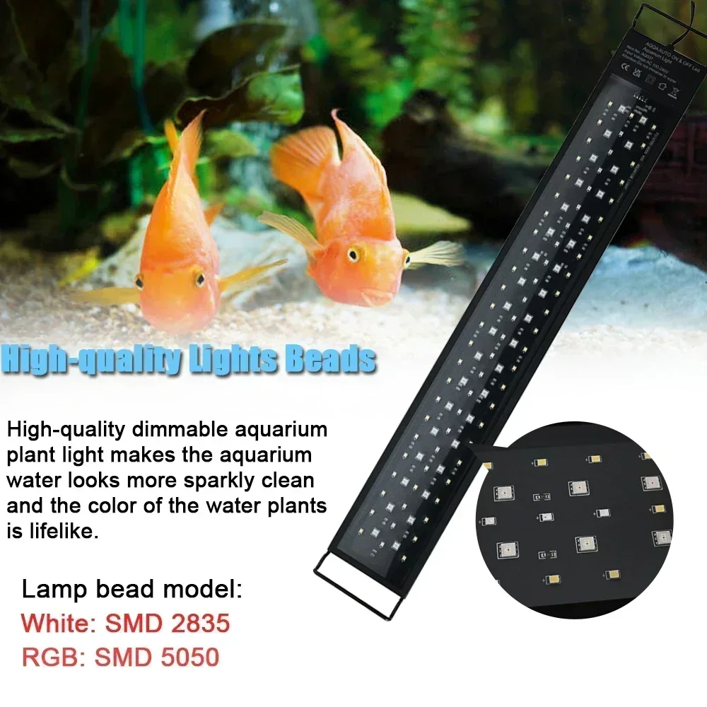 Wodoodporne oświetlenie LED do – Aquarium Plant Growth Light recenzja i cena