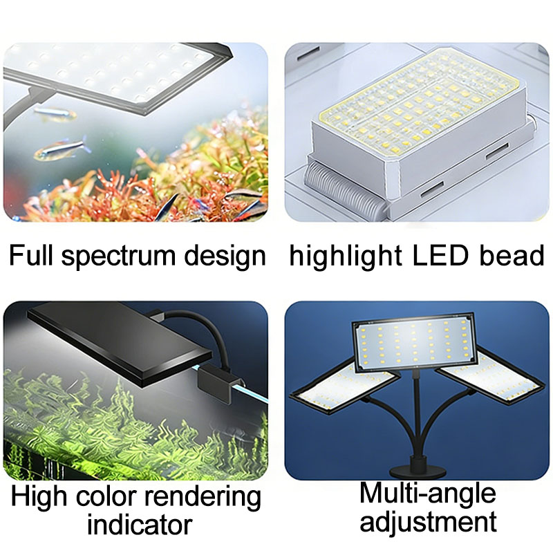 Akwarium, oświetlenie LED o pe – Aquarium Plant Growth Light recenzja i cena