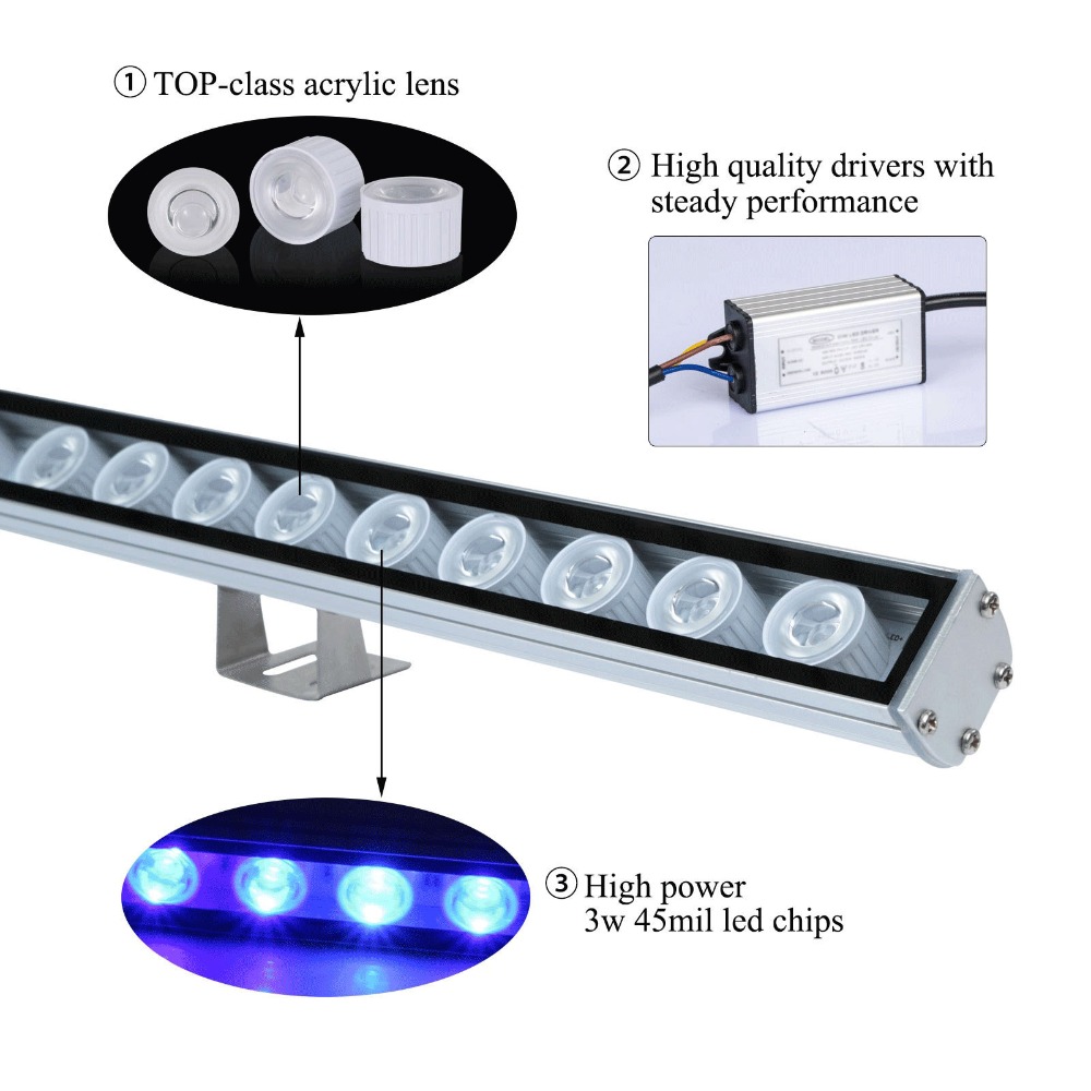 54W 81W 108W LED Bar Light IP6 – Aquarium Plant Growth Light recenzja i cena