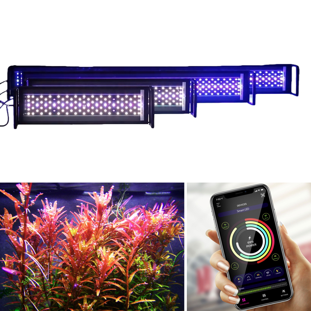 Lampa LED do akwarium roślinne – Aquarium Plant Growth Light recenzja i cena