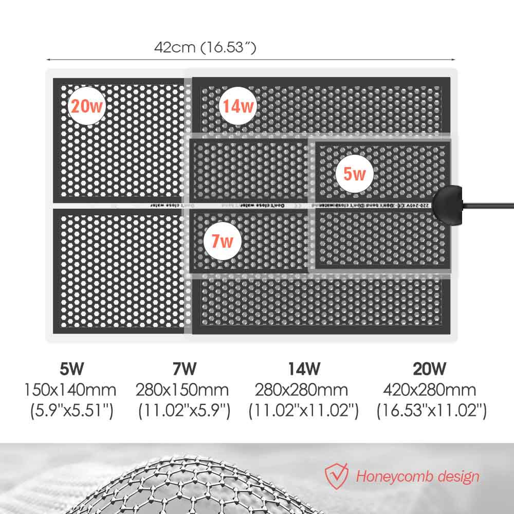 5/7/14/20W Mata grzewcza dla g – Planted Aquarium Heater recenzja i cena