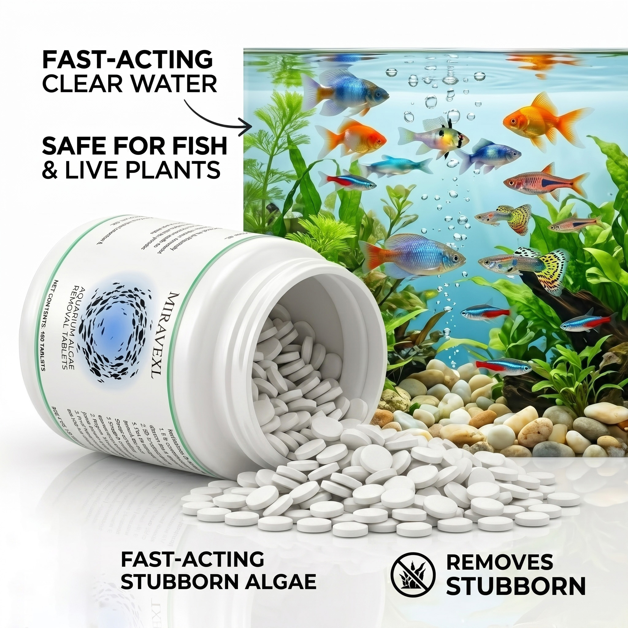Tabletki do usuwania glonów z  – Planted Aquarium Algae Remover recenzja i cena