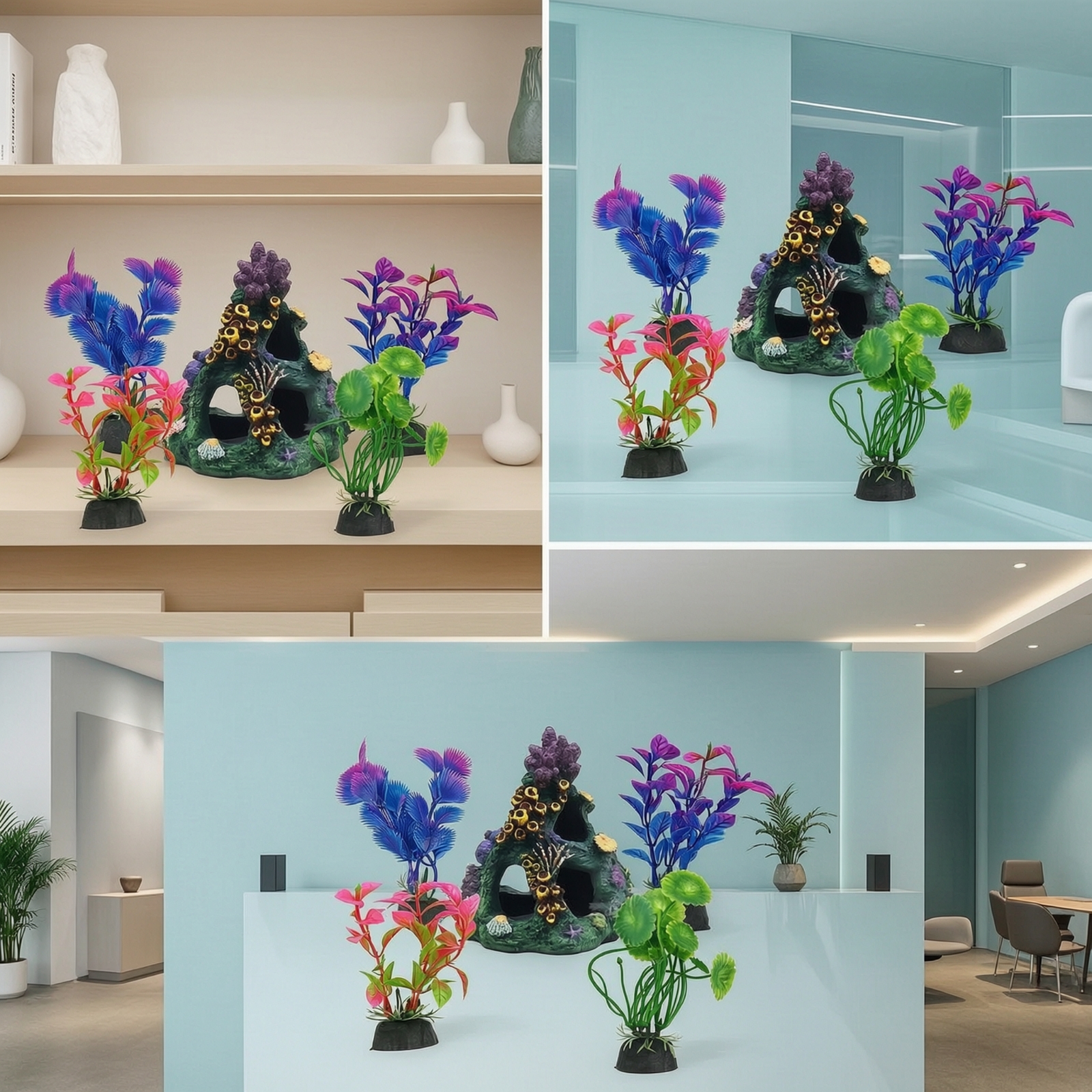 Jaskinia do akwarium ze roślin – Planted Aquarium With Rocks recenzja i cena