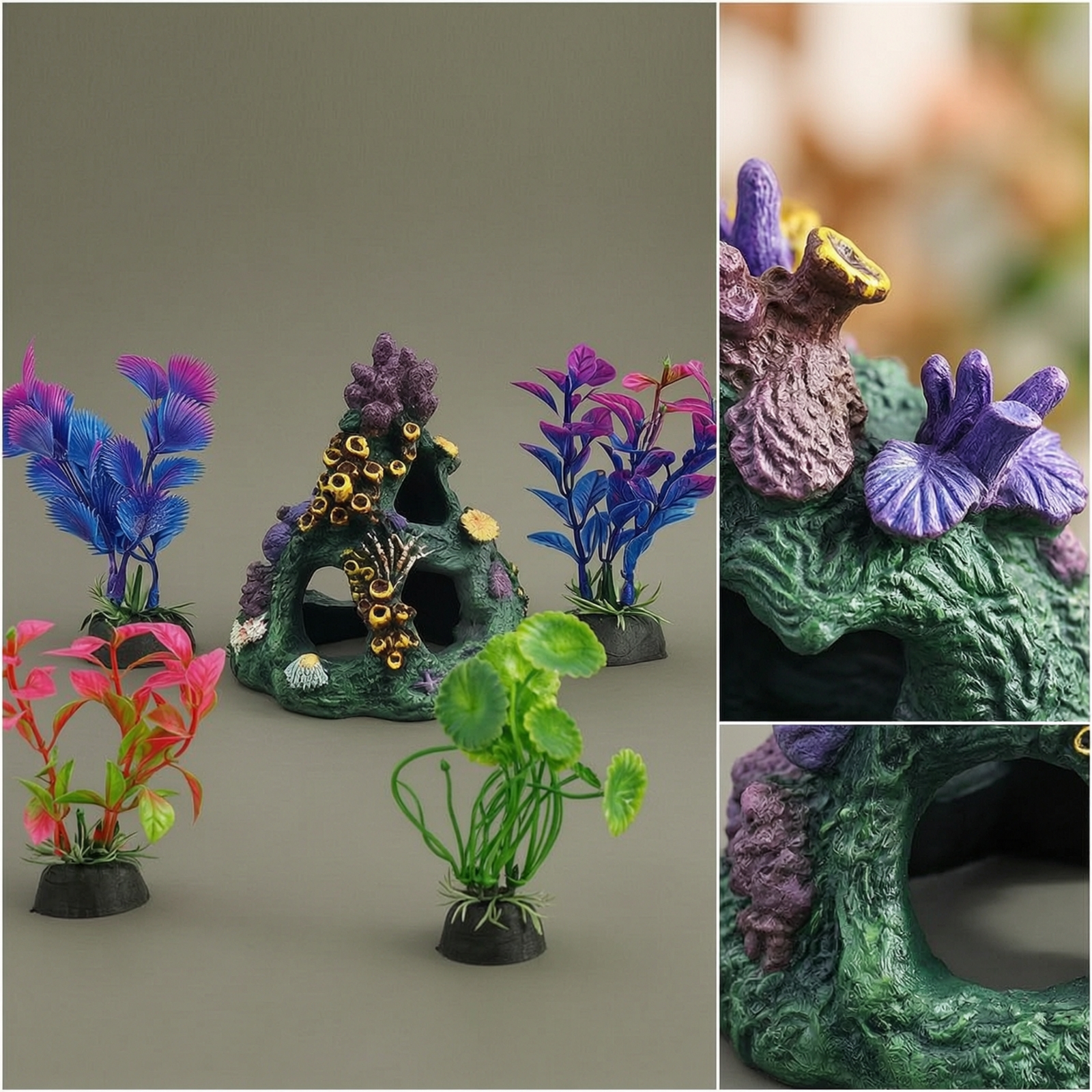 Jaskinia do akwarium ze roślin – Planted Aquarium With Rocks recenzja i cena