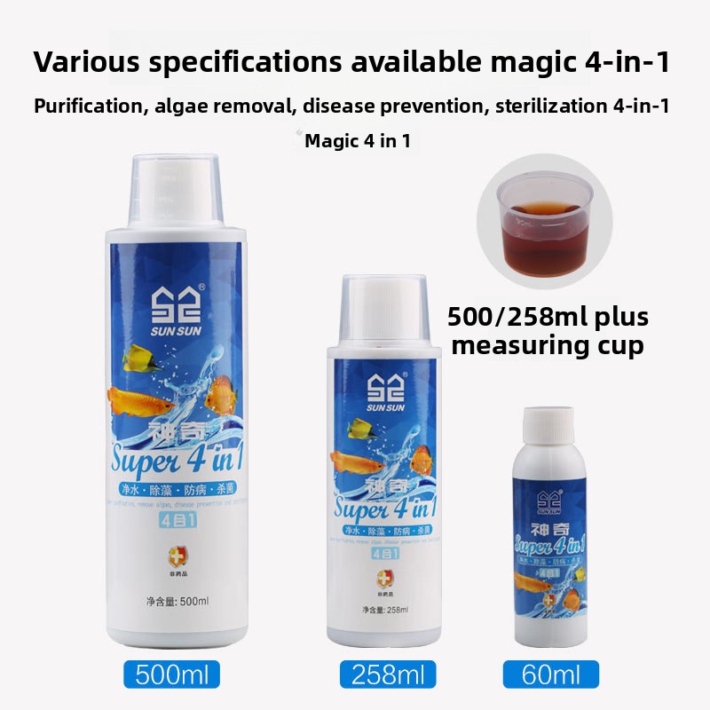 Sunsun 4-w-1 Kondycjoner do wo – Planted Aquarium Algae Remover recenzja i cena